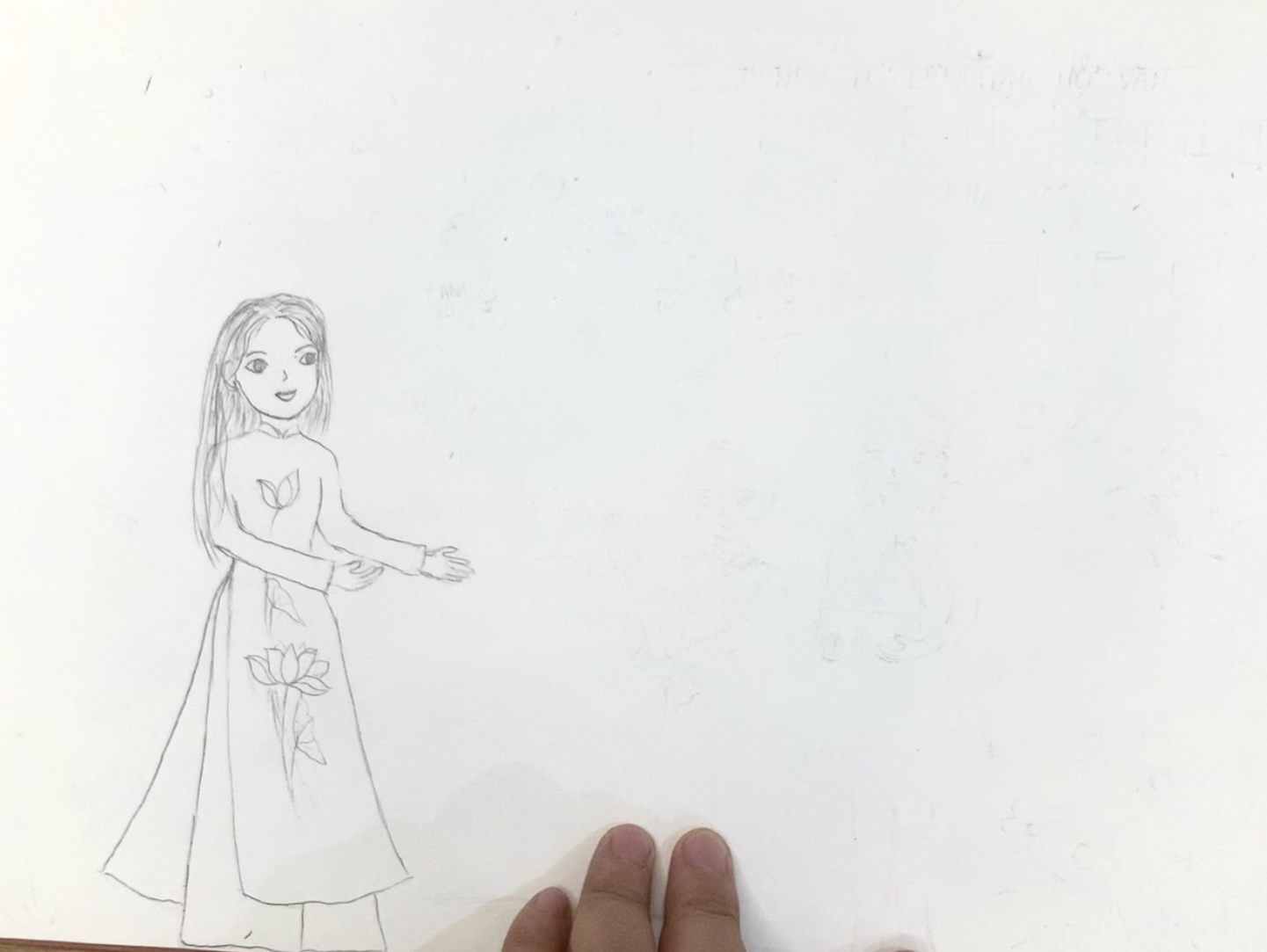 Vẽ cô giáo