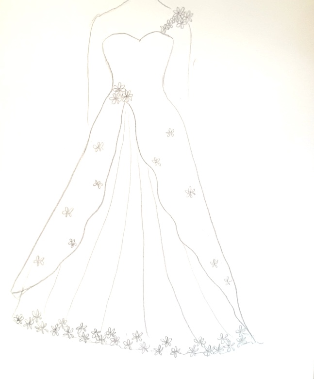 Vẽ váy công chúa giản dị và đơn giản đẹp nhất  Go shopping happy