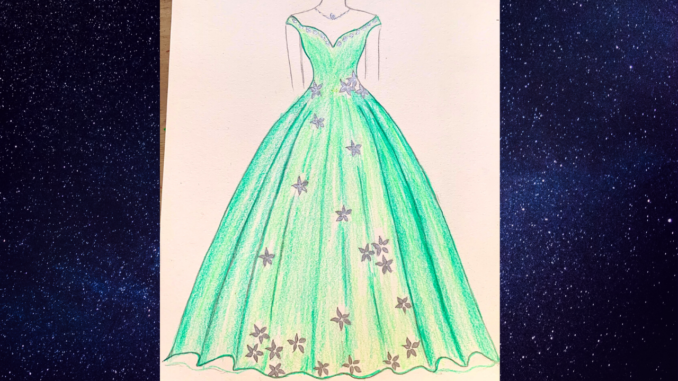 Draw and Coloring Princess dress  Tập vẽ và tô màu váy công chúa  YouTube
